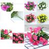 Beautiful 35cm Artificial Morning Glory Flower Fake Silk Petunia With Seven Branches For Home Decor