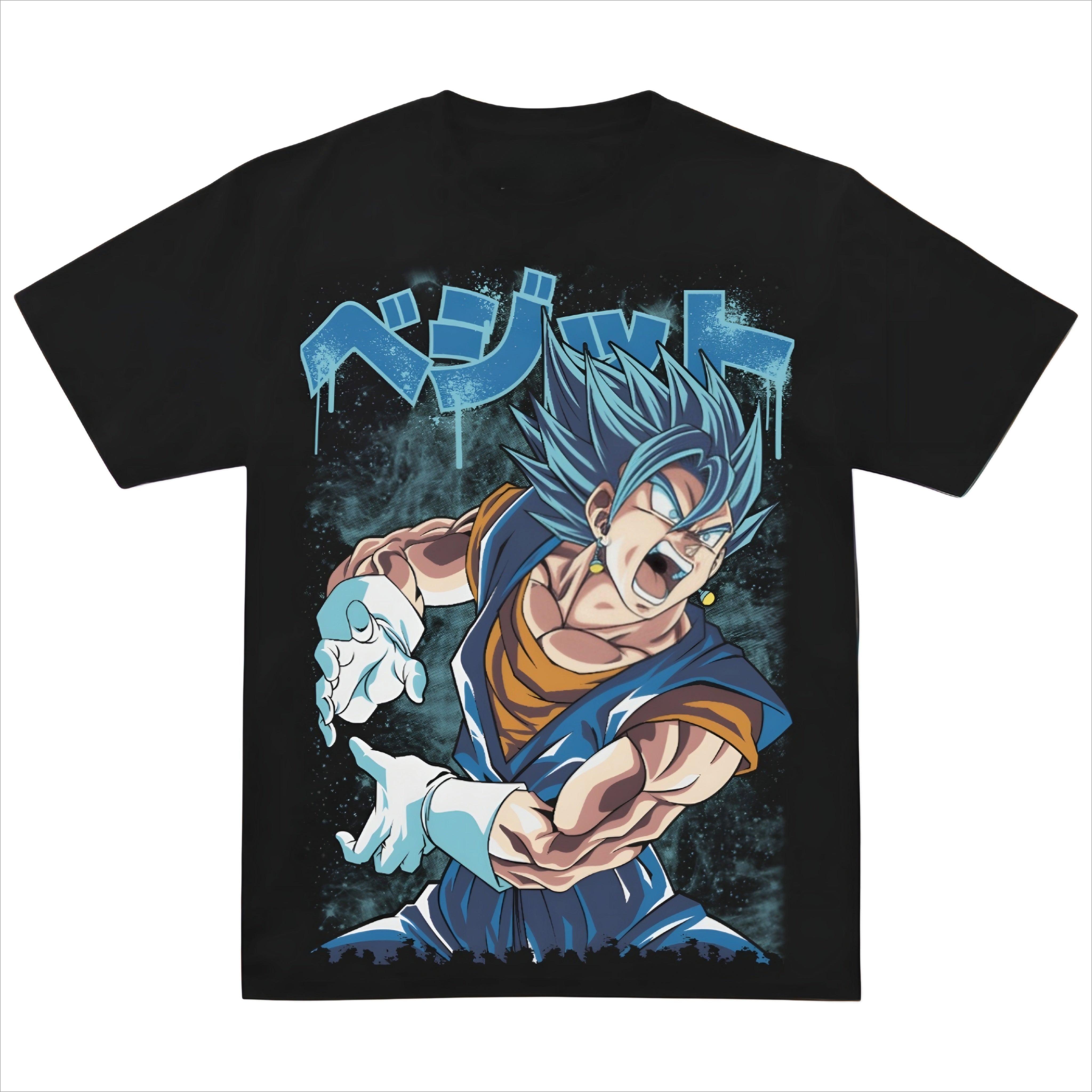 

Dragon Ball Super Vegito Blue Anime Graphic T Shirt Goku Vegeta Fusion Manga Streetwear Cotton Oversized Tee S разноцветный