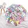 Colorful Hello Kitty Automatic Opening and Closing Umbrella, Lightweight 3-Fold, With Cute Cartoon Characters, Suitable for Home, Outdoor and Daily Us