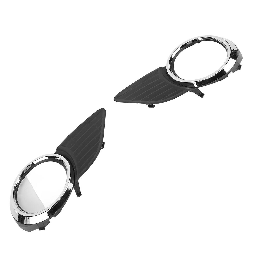 1 Pair Front Bumper Fog Light Grille Cover with Chrome Frame 5212708020 Water Resistant Stylish