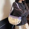 Outdoor Sports Bag Women's Summer Commute Ultra-light Canvas Small Messenger Bag Women's Student Dumpling Bag