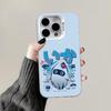 ZZZ Cute Bangboo Phone Case For iPhone 16,15,14,13,12,11,Pro,Max,Plus,Mini,XS,SE Anti Fall Gray White Matte Hard Bumper