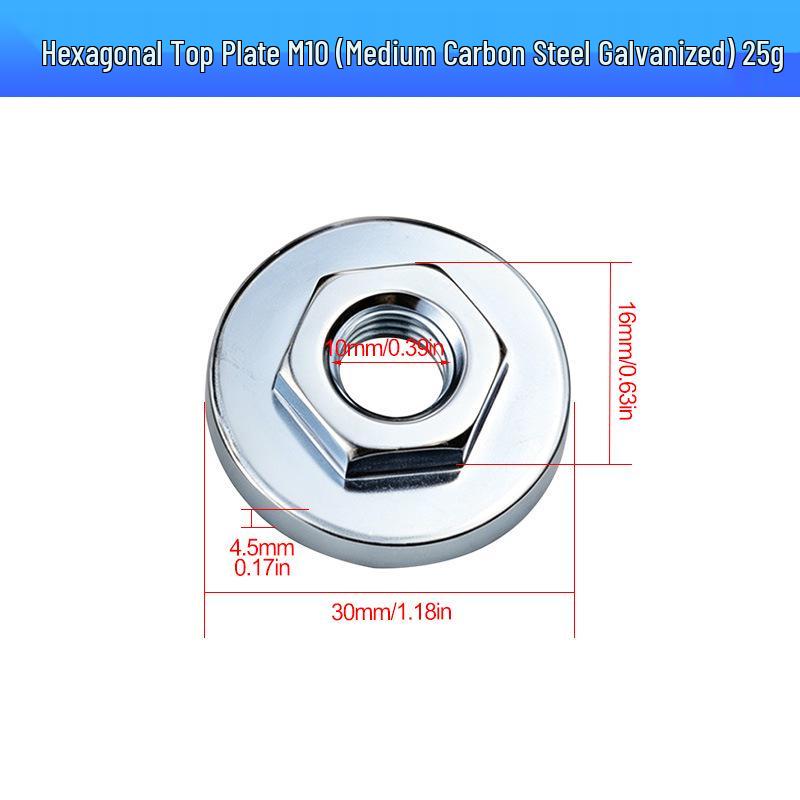 100 Type Angle Grinder Nut, Polishing Machine Pressure Plate Tool, Hexagonal Clamp Plate, Angle Grinder Accessories
