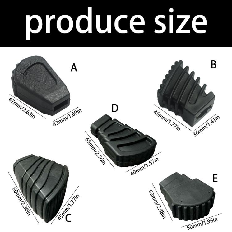 Drum Accessory Foot Pad Vibration Dampener with Enhanced Grip Texture Suitable for Various Drum Stools and Stands