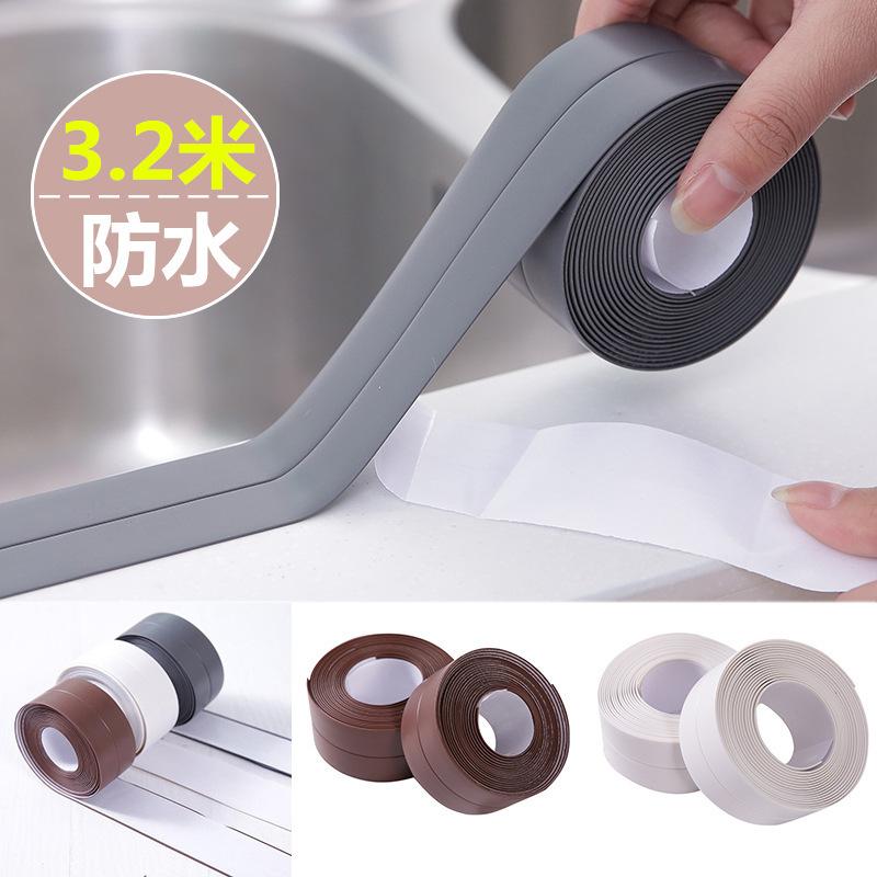 Waterproof Anti-Mold Seam and Seal Strip for Kitchen and Bathroom Edges