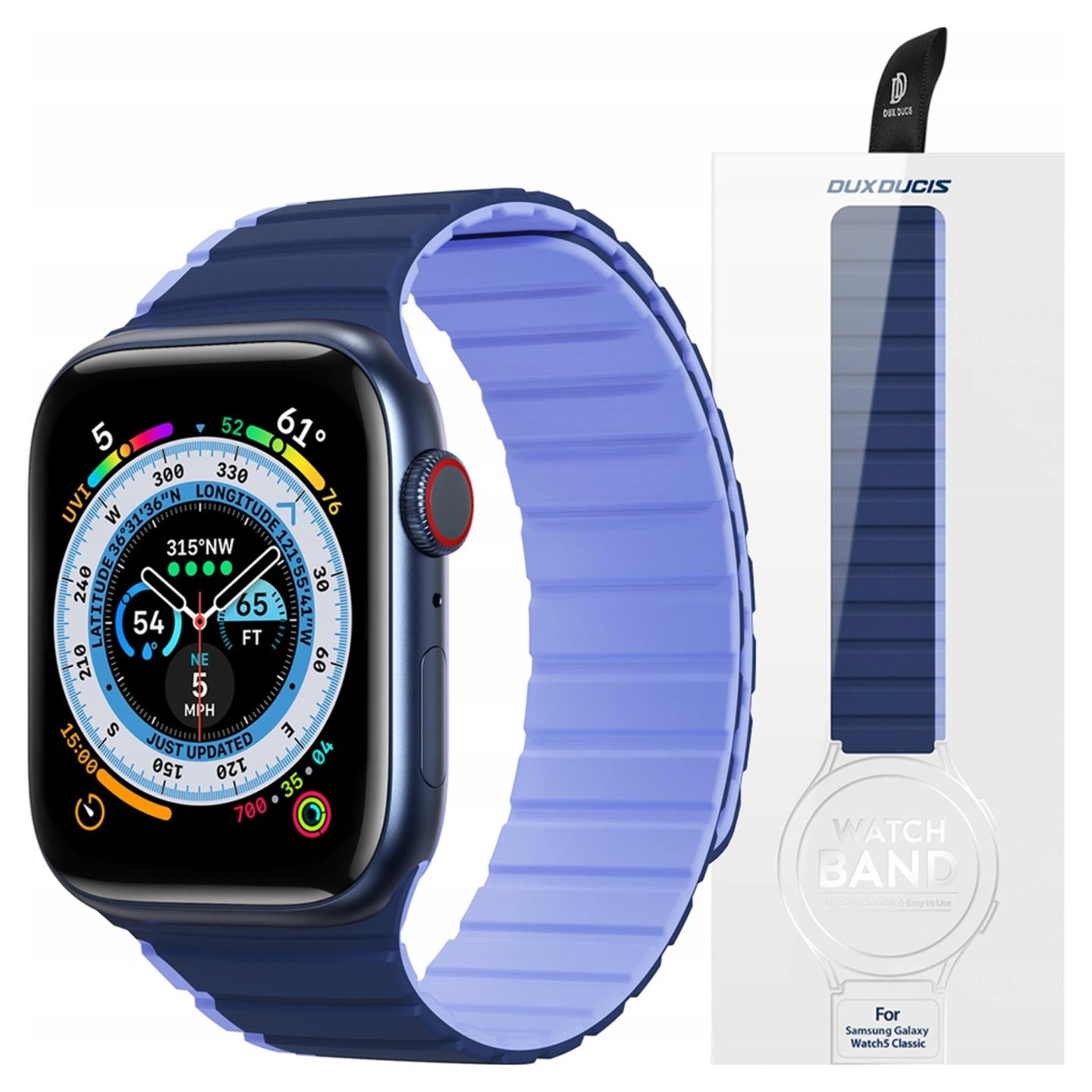 Correa Magnética Apple Watch Se, 9, 8, 7, 6, 5, 4, 3, 2, 1 (41, 40, 38 mm) Correa Dux Ducis (Versión Ld) - Azul