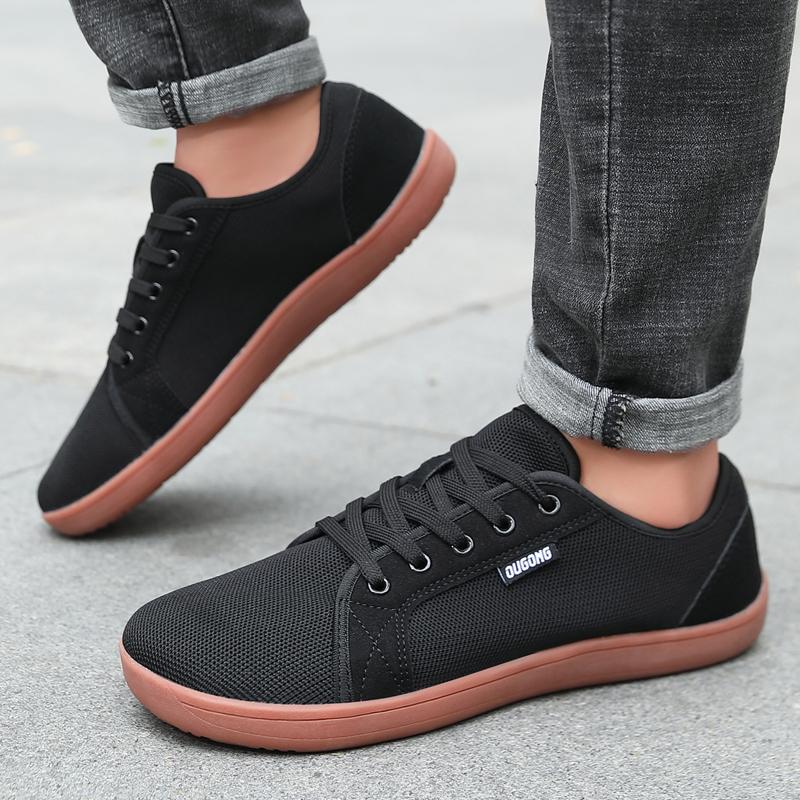 Men's New Wide Toe Mesh Casual Sneaker Breathable Walking Summer Casual Flat Bottom Anti Slip Sports Trendy Shoes for Men 2025
