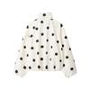 European and American Style, New Women's Clothing, Fashionable Polka Dot Bomber Jacket 8372/236/250