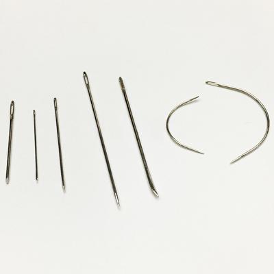 7 Pcs//set Supply Leather Canvas Upholstery Sewing Needles Curved Hand Repair
