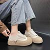 New muffin thick-soled little white shoes women's versatile niche board shoes women's 2025 popular spring and autumn height increase casual sports s