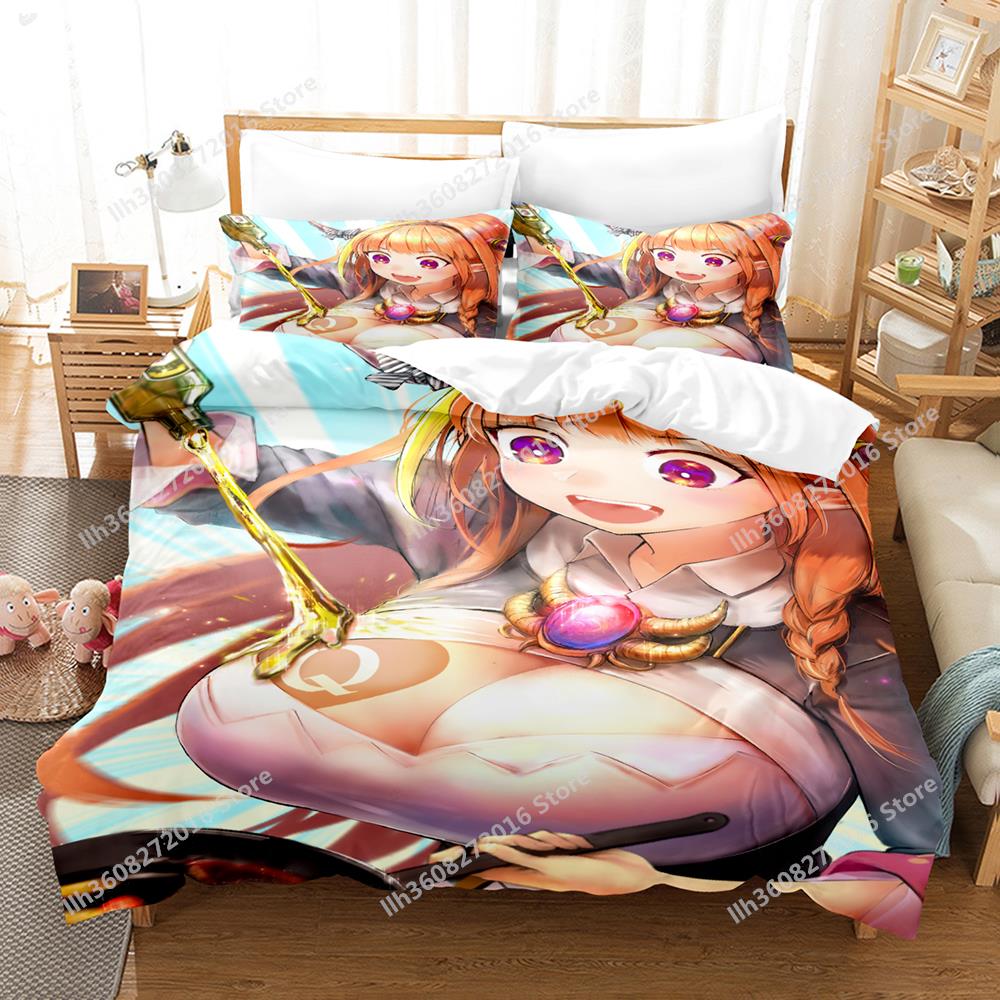 Kawaii Kiryuu Coco Bedding Set Single Twin Full Queen King Size Bed Set Adult Kid Bedroom Duvetcover Sets 3D Anime Bed Sheet Set