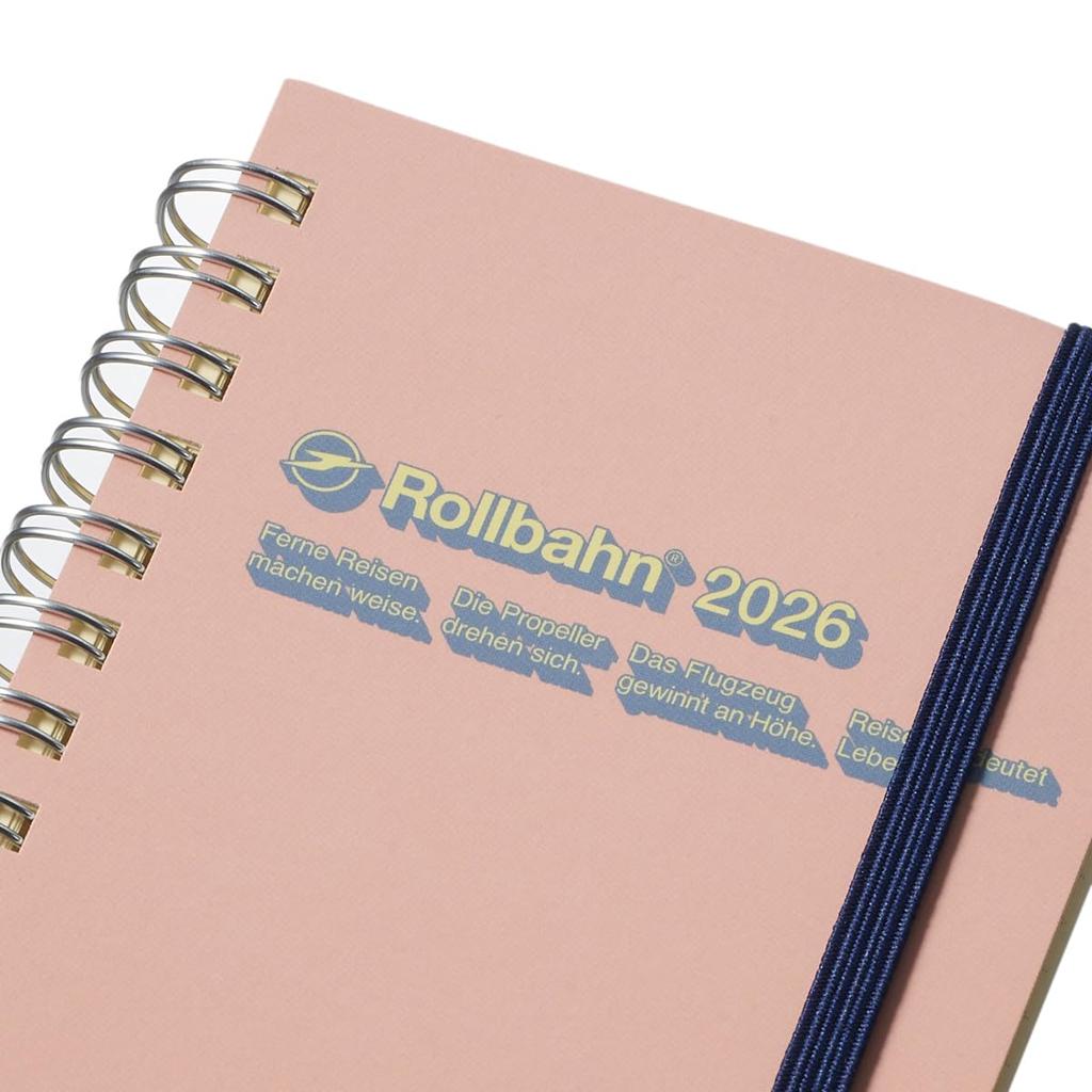 Planer 2026 Edition Start im Oktober Rollbahn Tagebuch Drop Slim Monatsplaner [Delfonics / 2025] (Hell-Pink)