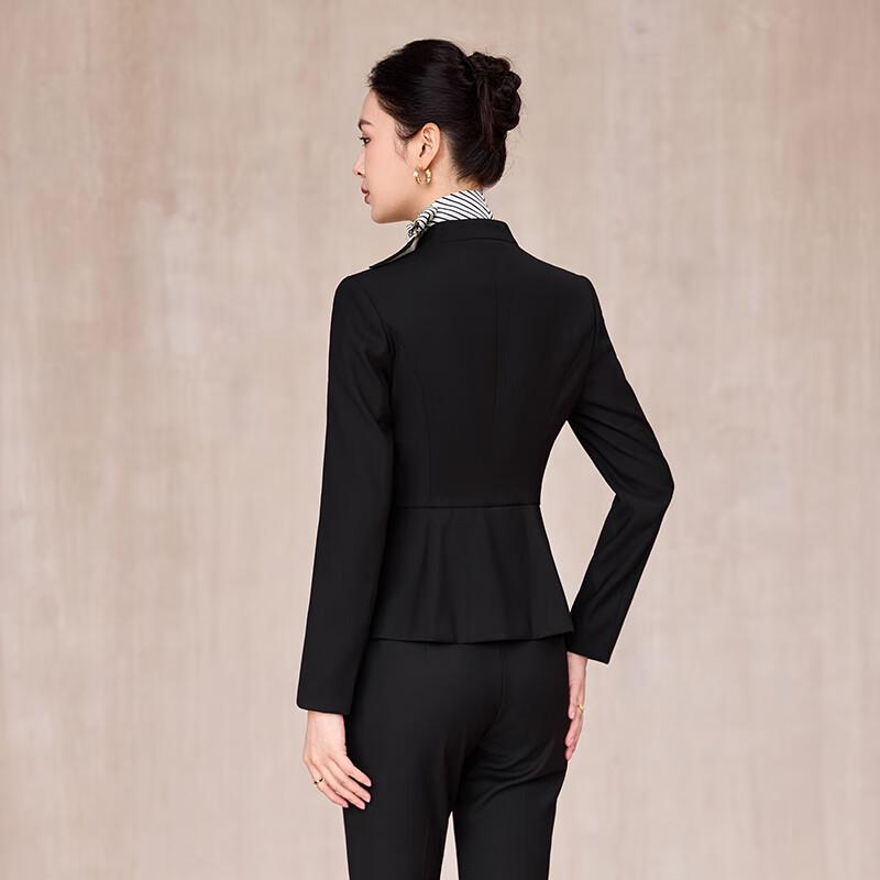 Treluoman Women's Professional Two-Piece Suit Set