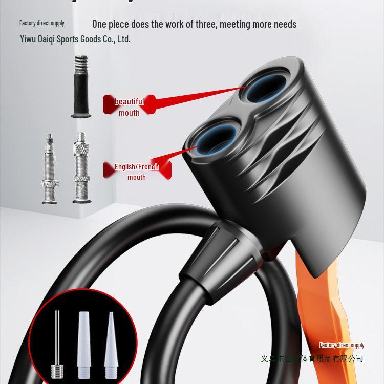 High-Pressure Electric Bicycle and Car Pump – Portable Universal Inflator for Household and Sports Use