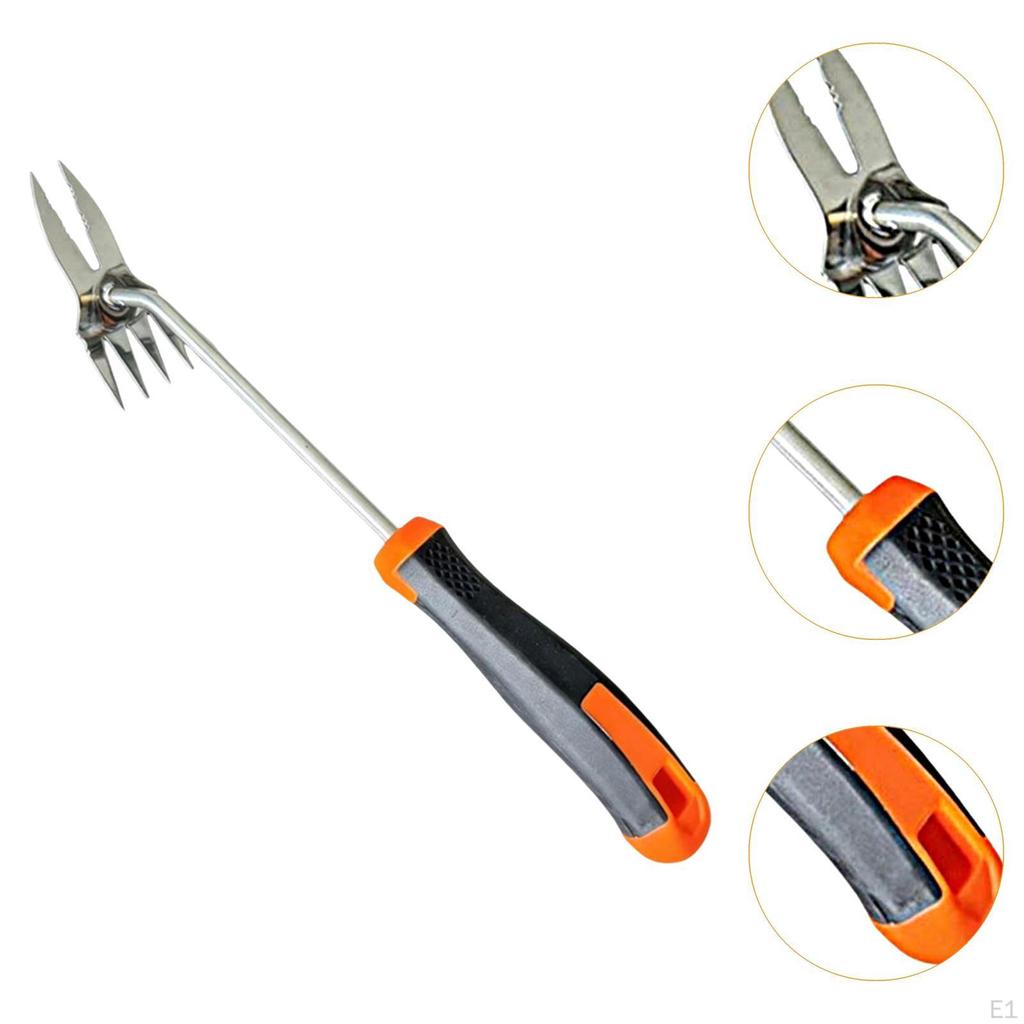 Hand Weed Puller, Puller with Hook, Practical Professional Garden Tool for Pulling Out Weeds In