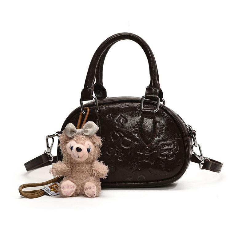 High-end Small Bag Women's New Popular Versatile Messenger Bag Fashionable Portable Bowling Bag