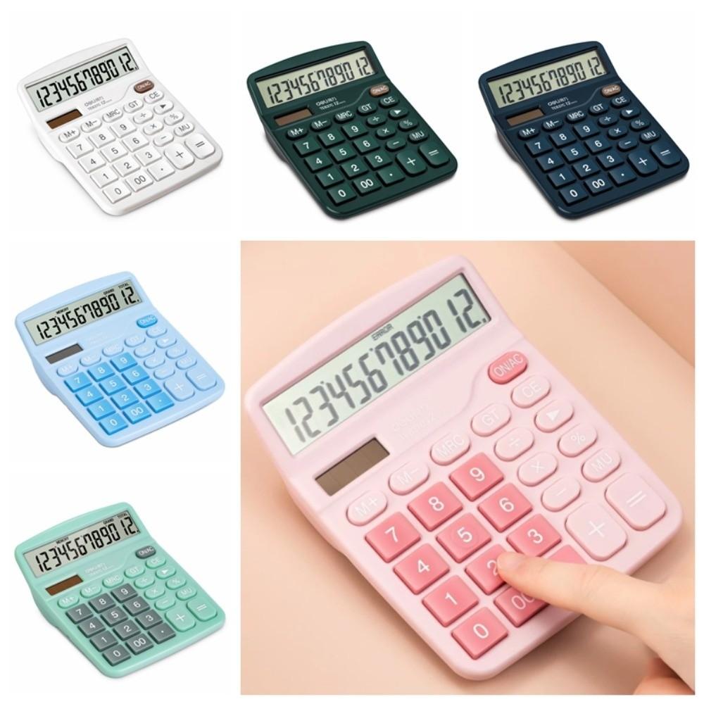 Dual Power Supply Electronic Calculator Accounting Tools Solar Calculator Student Stationery