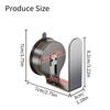 2Pieces Wall Mounted Pot Lid Holders Set Without Drilling Required Convenient for Small Kitchens and Limited Space