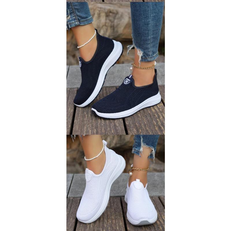 Women's Sneaker Loafers Tennis Femimino Ladies Slip On Breathable Sports Shoes Designer Barefoot Shoes Ballet Flats