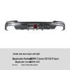 BMW 3 Series Coupe E92 E93 M Sport Rear Bumper Lip Diffuser Modification.