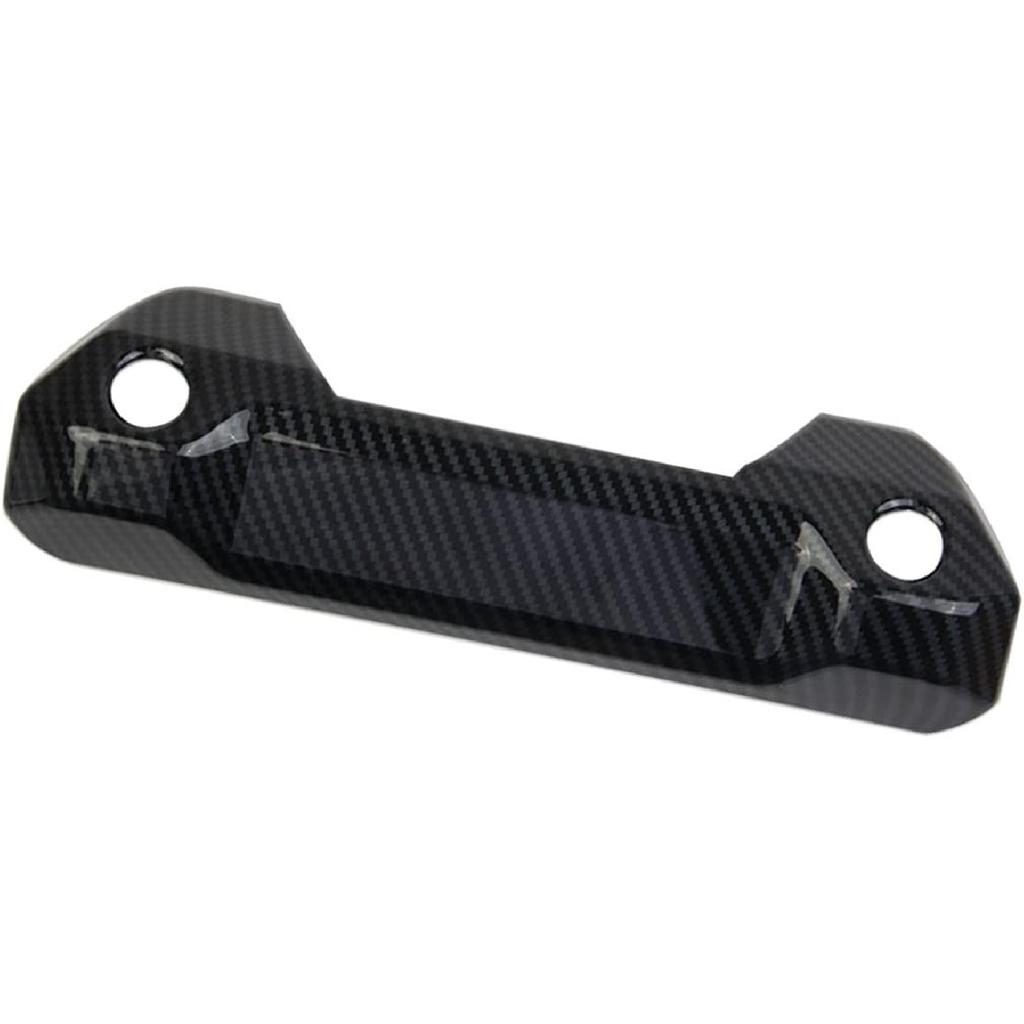 Carbon Fiber Style Trunk Rear Door Handle Trim Cover for Toyota Tundra 2022-2026 (Two Hole)