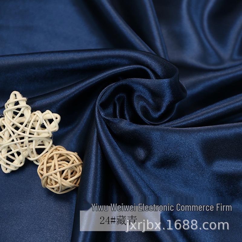 Plain Glossy Imitation Silk Satin Fabric for Clothing, Lining, & Decoration