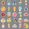 50-Piece Mediterranean Aesthetic Stickers for Girls' Travel Journals & DIY Decor