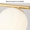 Nordic LED Glass Ceiling Light White Ball Creative Golden Corridor Lamp Entrance Cloakroom Balcony Bedroom Dining Room Lighting