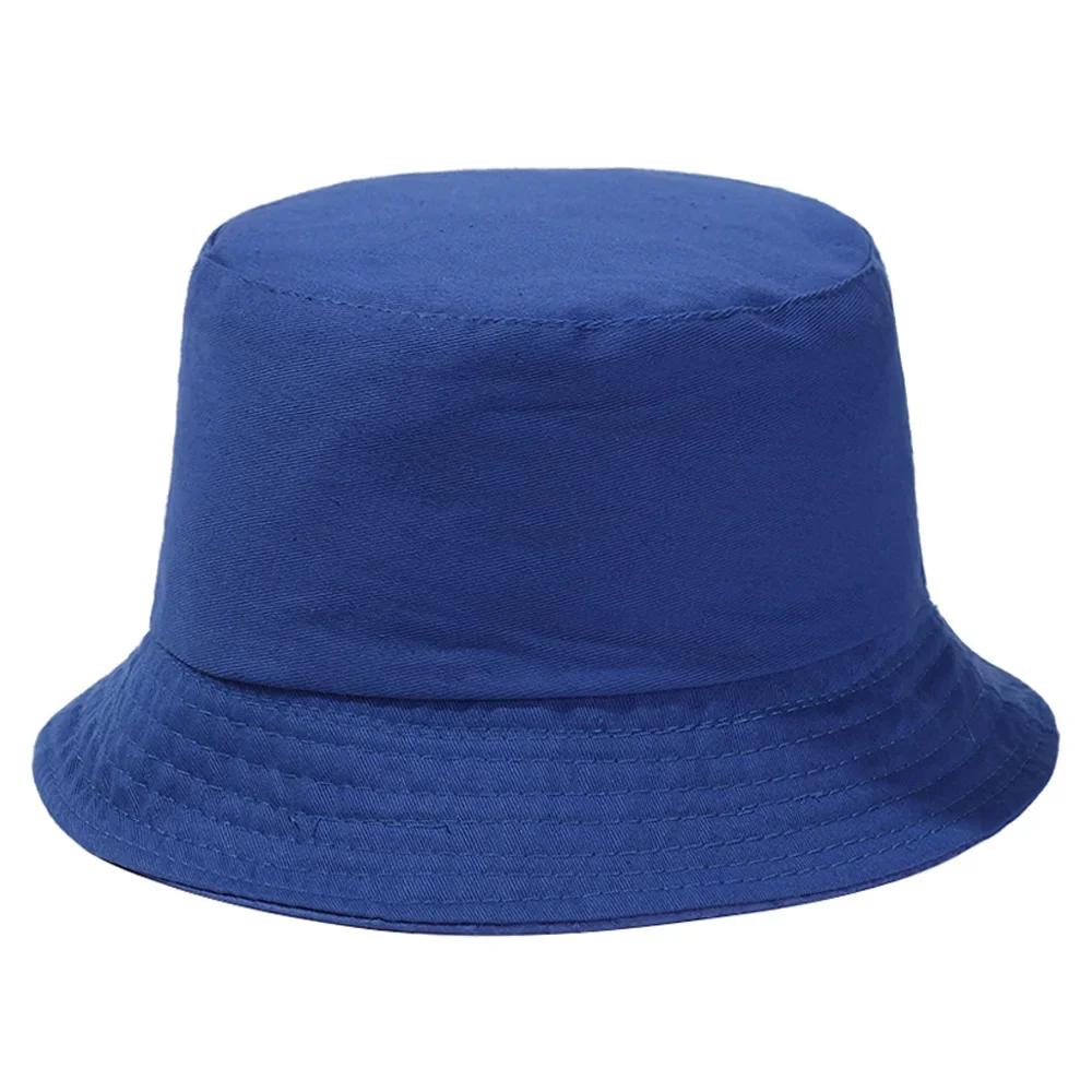 Fashion Denim Washed Bucket Hat Retro Foldable Fisherman Cap Cotton Casual Sun Hat Summer Outdoor Sunscreen Cap for Women Men