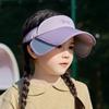 Men'S And Women'S Empty Top Sunscreen Hats Retractable Empty Top Hats Sunshade Uv Protection Baby Hats Sun Hats