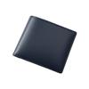[Kipris] Box Calf Bi-fold Wallet with Coin Purse, Made In Japan, Navy 4411(05)