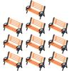 0.79*0.55*0.35inch/2*1.4*0.9cm Model Park Bench 1:87 Brand New