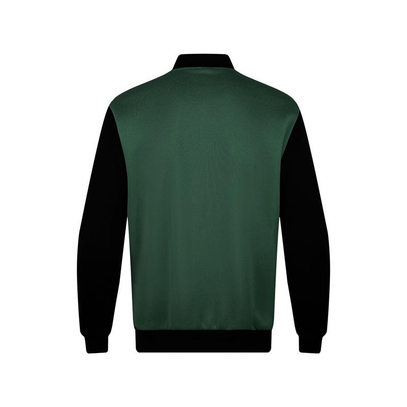 Frühling Gestrickt Bedruckt Farbpassend Herren Outdoor Freizeit Sportjacke Mantel Joker.