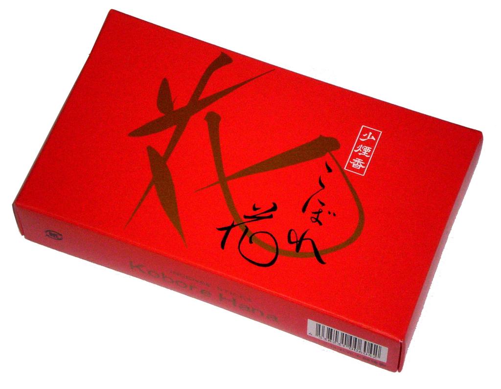 Seikado Incense Sticks, Koborehana, Loose Pack (Red Box), Low Smoke