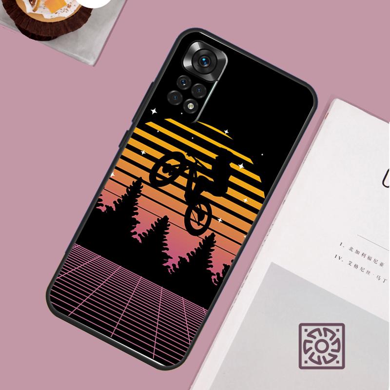 MTB Mountain Bike Cycling Bicycle Case For Xiaomi Redmi Note 12 9 10 11 13 Pro Plus 9S 10S 11S 12S Redmi 12 10C 12C 13C Cover