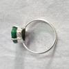 Marquise Rich Green Emerald Prong Set 925 Sterling Silver Ring Jewelry, Wedding Gift Emerald Ring