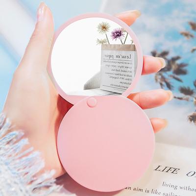 Malé zrcátko Přenosné skládací make-up zrcátko Creative Mini Mirror Posuvný kryt Ruční make-up zrcátko