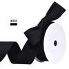 Double-Sided Matte Polyester-Cotton Ribbon, 2.5cm Wide, for Bow and Gift Packaging, Thickened Matte Finish.