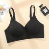 Women Seamless Jelly Push Up Soft Support Wireless Thin Everyday Bra