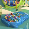 Imitation Magnetic Dinosaur Fishing Plate Toys Play Rod Game Toys For Children Baby Montessori With Rod Kids Educational Gift