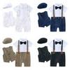 2026 Summer Boys' Casual T-shirt and Shorts Set - Loose Fit, Short-Sleeve for Toddlers and Kids (2-Piece Set)
