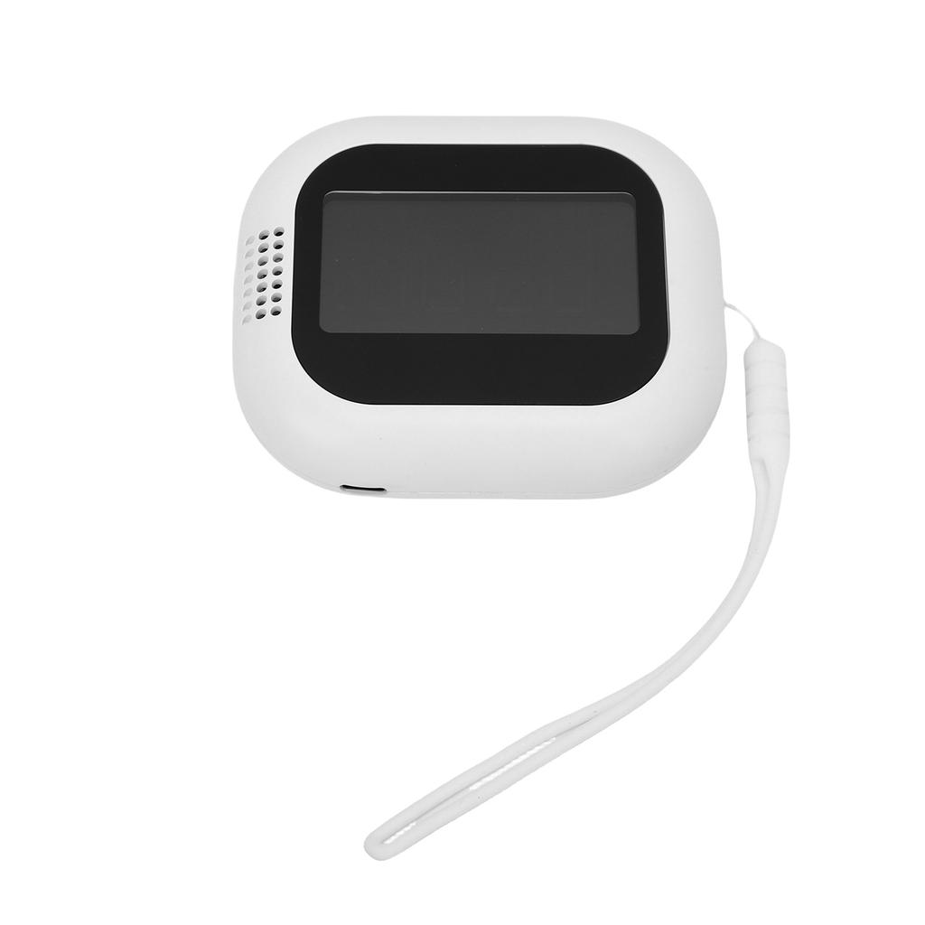 Tragbarer Vibrationswecker mit 1800mAh Akku, Doppelalarm, 3-fache Vibration, Kindersicherung, Sommerzeit, für Tiefschläfer, Schwerhörige