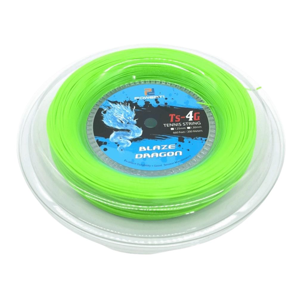 Smooth Racquet String Polyester Neon Green Tennis String Bulk Spool Tennis String  Practice Play