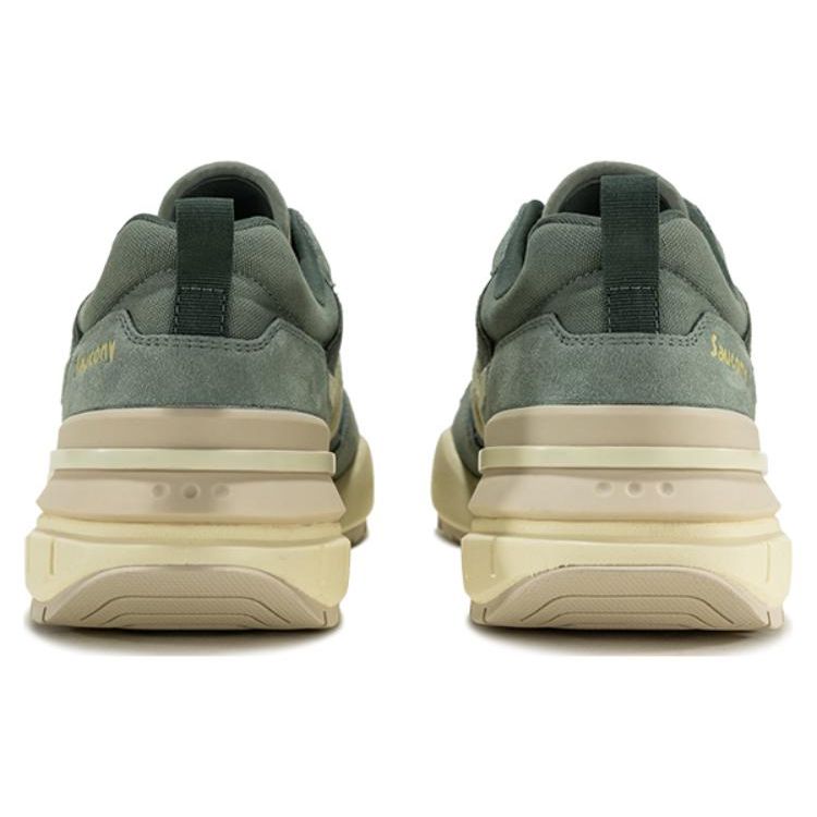 Saucony Shadow 5000 Lightweight Comfortable Slip-Resistant Durable Low-Top Casual Running Shoes Unisex sneaker Green Rice S79037-5