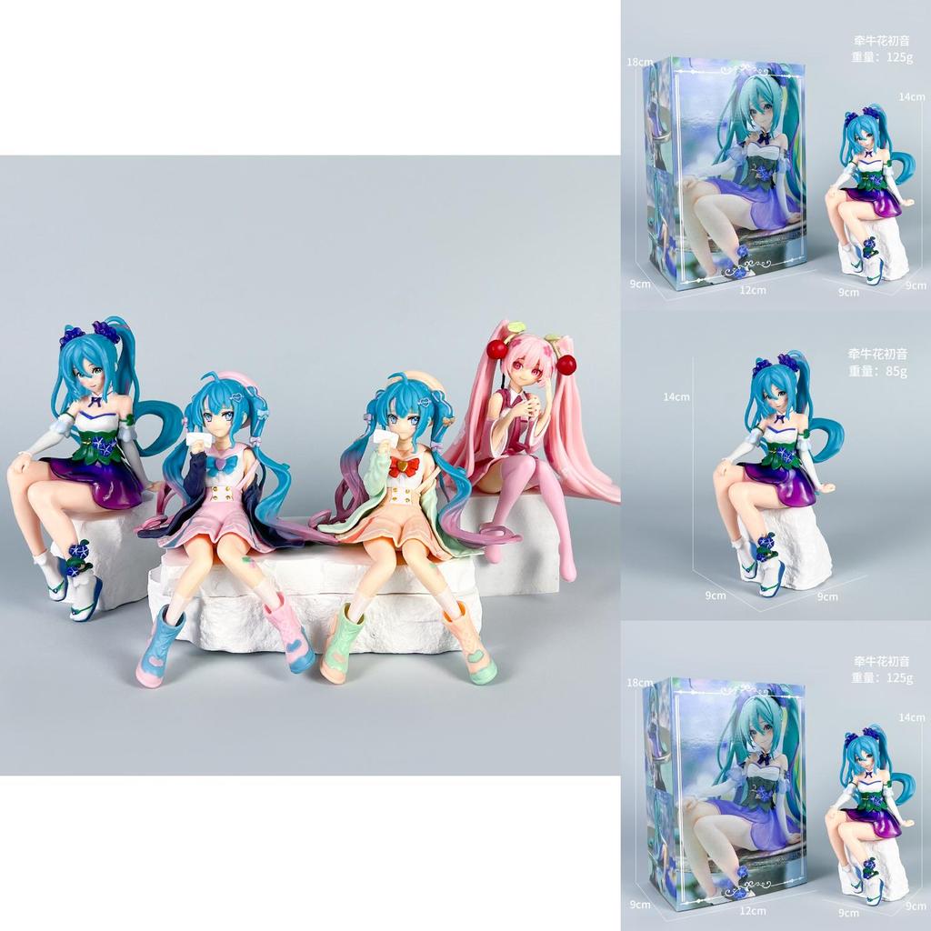 Kolekcjonerska figurka PVC Hatsune Miku z motywem kwitnącej wiśni dla fanów anime