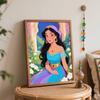 Disney Princess Jasmine Oil Painting Art Kit Handmade Painting Diy Home Decoration