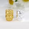 Sterling Silver Hello Kitty Charm Bead - Handwoven Rope DIY Accessory