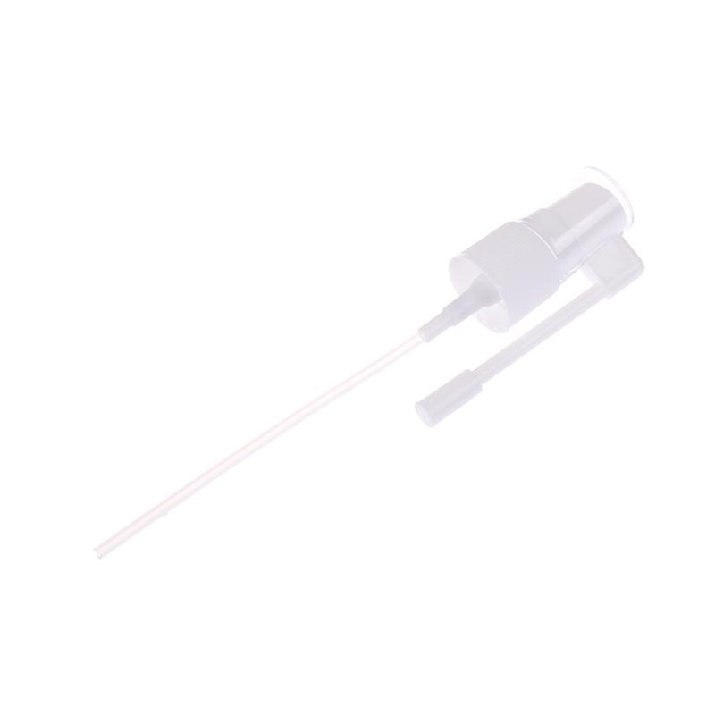 18/20 White Plastic Nasal Oral Spray Bottle Head Nozzle 360 Degree Rotating Elephant Trunk Mist Sprayer For Bottle