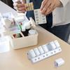 Storage Box Pill Box Capacity Weekly Pill Organizer for Travel Dustproof Moisture-proof Medicine Box with Divided for Tablets