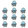 10Pcs Decorative Embroidered Design Cloth Stickers Vivid Pattern Embroidered Patches Iron On Patches For Shoes